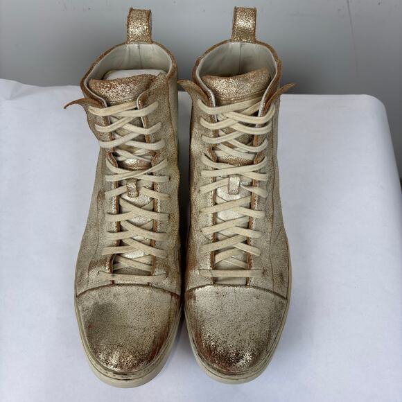 Rare John Varvatos 315 Deek Gold Sneaker Shoes Men\'s 11.5 main image 11